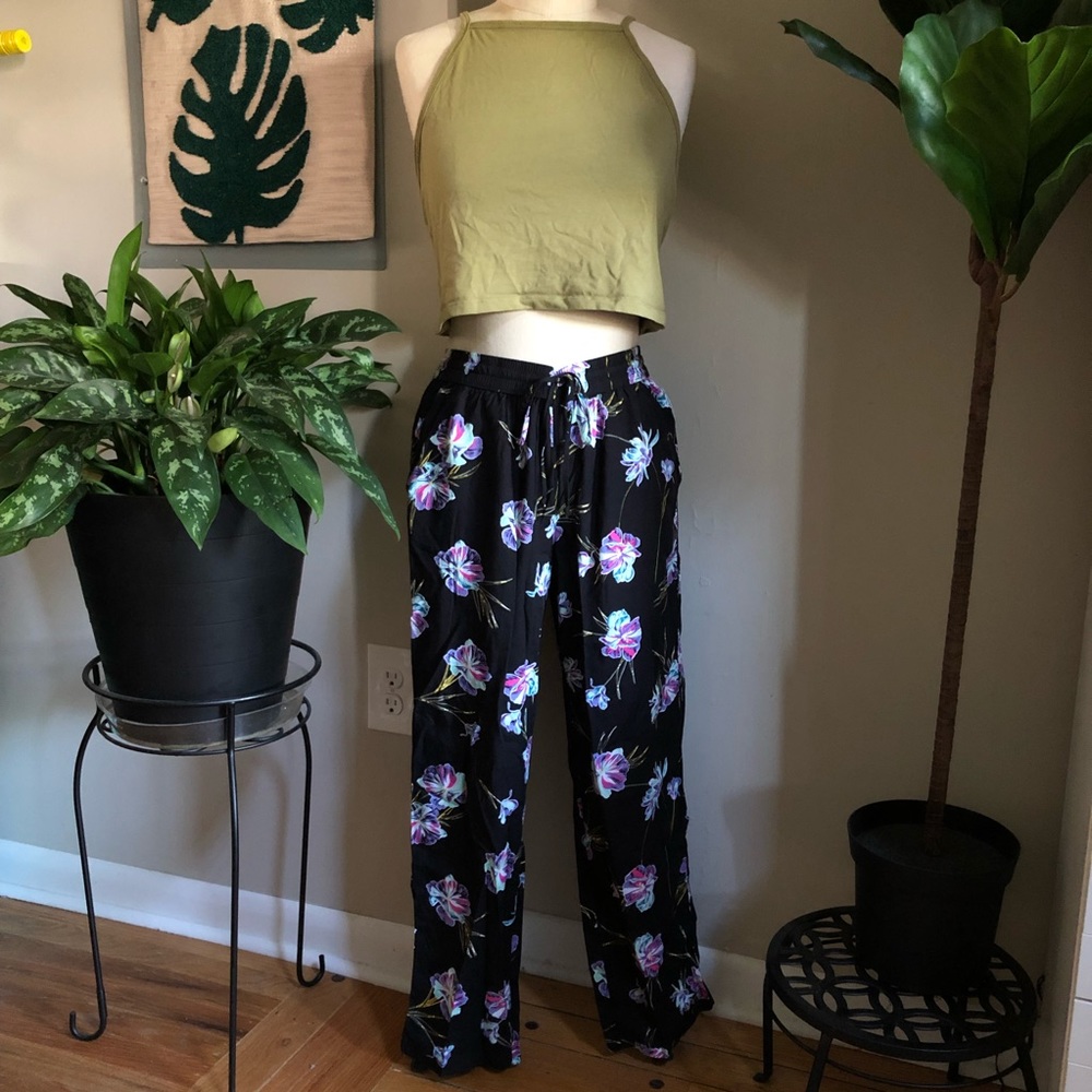 Vans Floral Pant with Drawstring Waist
